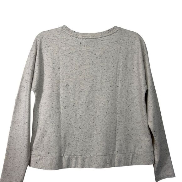 Nwt Ann Taylor LOFT Speckled Sweater in Light Grey with 3/4 Sleeves, Size small - Picture 10 of 12